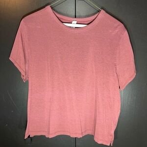Lululemon Classic Fit Cotton Blend Tee Size 12